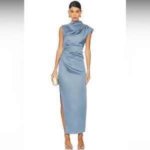 Elliatt Coralie Maxi Dress in Steel Blue